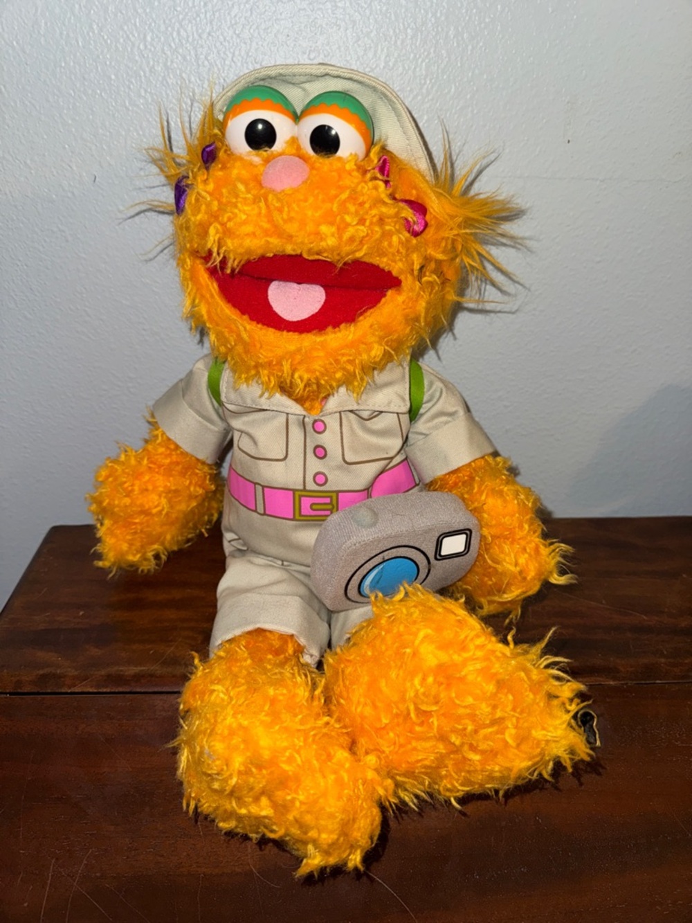 Sesame Street 17" Safari Zoe Stuffed Plush from Busch Gardens